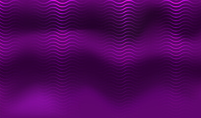 Vibrant purple abstract background with flowing magenta wavy lines pattern