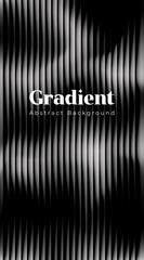 Abstract monochrome vertical wave gradient lines modern texture background