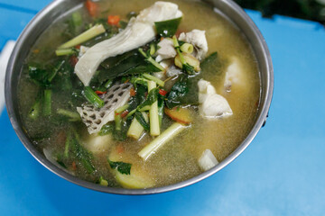 Thai herbal fish tom yam, Thai food