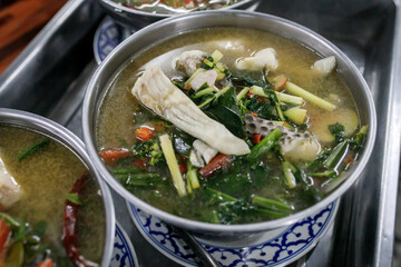 Thai herbal fish tom yam, Thai food