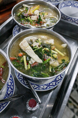 Thai herbal fish tom yam, Thai food