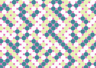 幾何学的なタイル模様 背景