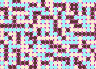 幾何学的なタイル模様 背景