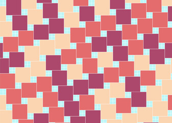 幾何学的なタイル模様 背景