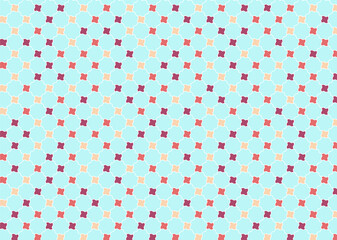 幾何学的なタイル模様 背景