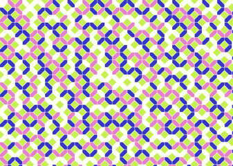 幾何学的なタイル模様 背景