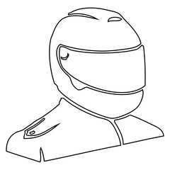 Racing Driver Icon