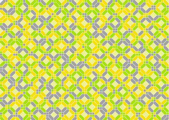 幾何学的なタイル模様 背景