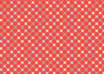 幾何学的なタイル模様 背景