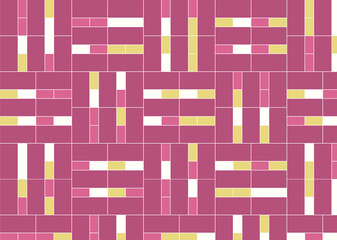 幾何学的なタイル模様 背景