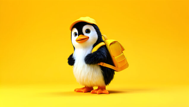 Energetic young woman with vibrant red hair and glasses triumphantly jumping in the air, expressing pure joy and excitement against a bright yellow background, Generative AI