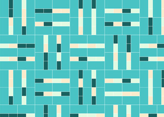 幾何学的なタイル模様 背景