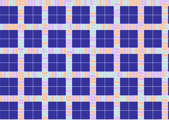 幾何学的なタイル模様 背景