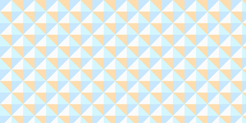 abstract square mosaic tiles colorful vector triangle overlap fabric print grid geometric ornament diagonal style square rectangle textile background.	