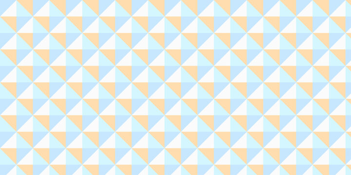 abstract square mosaic tiles colorful vector triangle overlap fabric print grid geometric ornament diagonal style square rectangle textile background.	