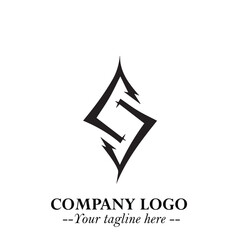 Fototapeta premium Sleek Electrical Logo Symbol on a Clean White Background for Modern Branding Design Elements Art