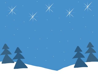 Winter background with snow flakes decoration design