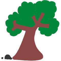 Obraz premium Trees ,Clipart grass clipม art,Green Grass Bush Clipart Collection