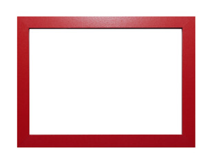 シンプルな赤いフレーム