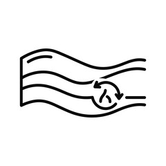 Illustrative blood flow diagram showing circulation, perfect for medical education and health resources on vascular function and cardiovascular science