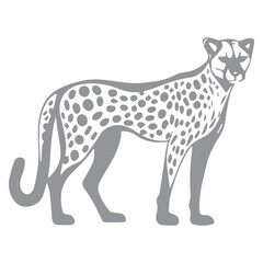 Fototapeta premium Standing Cheetah Art