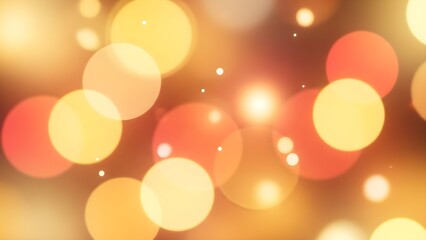 Abstract bokeh background golden lights effect for christmas party and celebration design 100