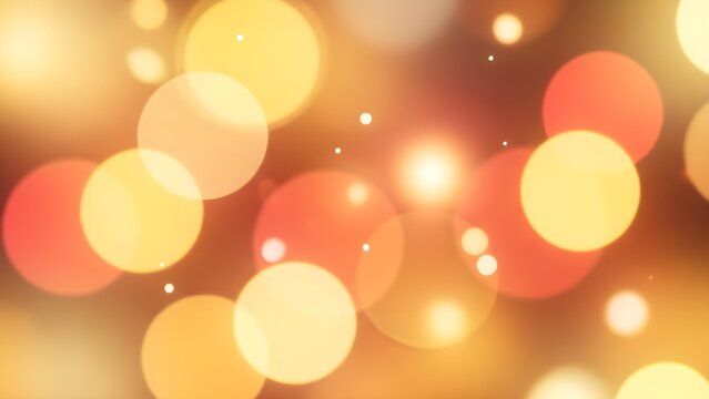 Abstract bokeh background golden lights effect for christmas party and celebration design 100