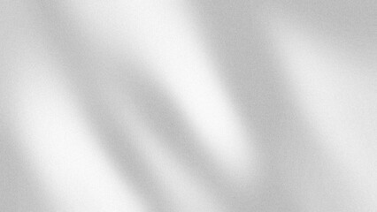 Abstract silvery white light gray gradient background with fine grain texture noise. Often used as a base for displaying logo designs or typography for an elegant and premium look (silver stamping eff