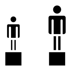 Equality Vector Glyph Icon Design