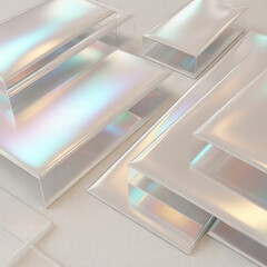 AI commercial background, AI commercial design, commercial, design, Holographic Gradient AI Background: Minimalist Layered Tech Design