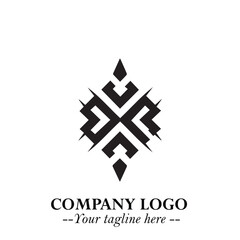 Fototapeta premium Sleek Electrical Logo Symbol on a Clean White Background for Modern Branding Design Elements Art