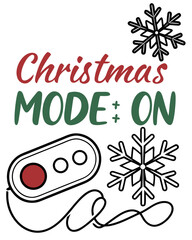 t shirt design prompt christmas mode