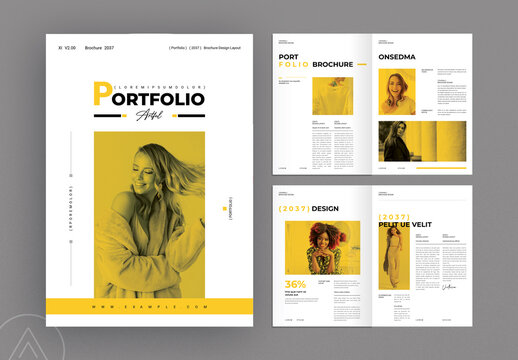 Portfolio Brochure Design Layout