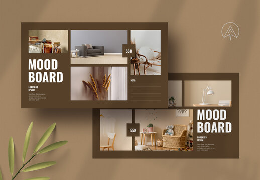 Minimal Mood Board Template