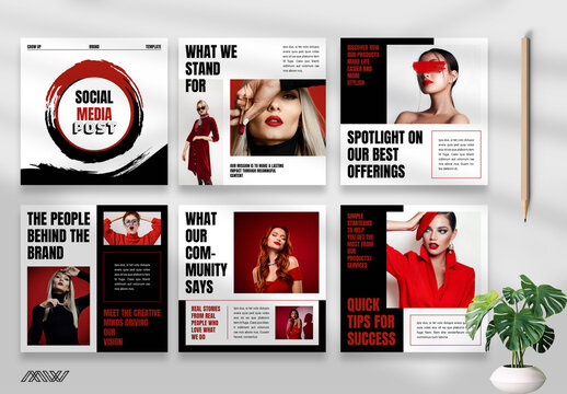 Social Media Post Template