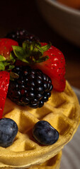 pancakes with berries