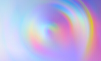 Gradient abstract background featuring a smooth pastel rainbow swirl. Design is ideal for modern...