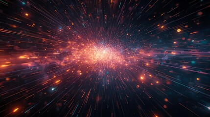 Abstract Speed of Light Burst Background