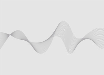 Abstract Wavy Lines on a Neutral Background Modern Design Element for Tech and Creative Projects