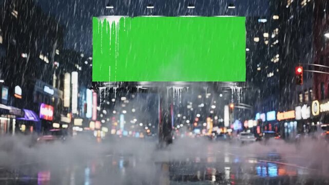 Night_Rain drifting water mist scene 3 with drifting water mist effect night_rain style featuring cinematic, 4k, stock footage,