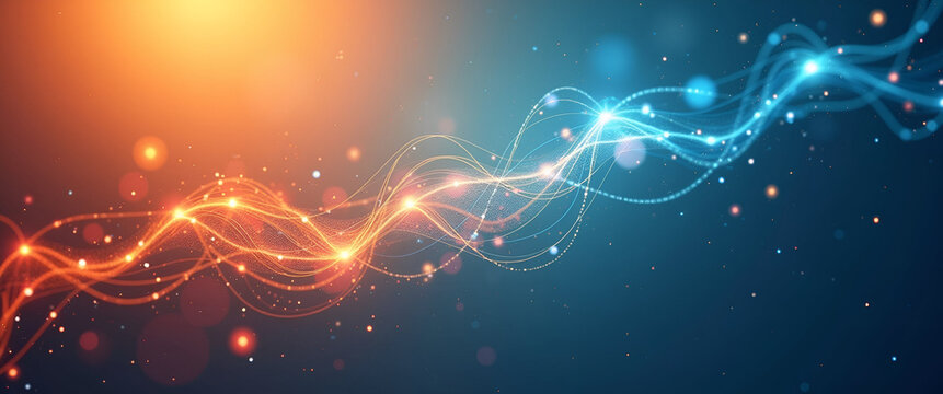 A fresh and innovative view on business agility and transformation, reflecting dynamism and modernity through abstract shapes and organized composition, allowing for copy space.