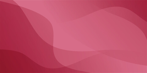Abstract background with translucent overlapping wavy shapes in shades of pink and red.