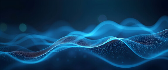An abstract interpretation of hybrid workflow optimization, utilizing sweeping curves and forms to suggest fluid connectivity in an aesthetically pleasing manner.