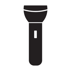 Flashlight icon on white background.