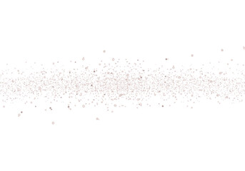 Abstract Taupe Pink Glitter Confetti on Transparent Background