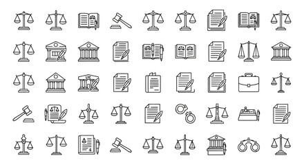 Fototapeta premium set of vector icons of people
