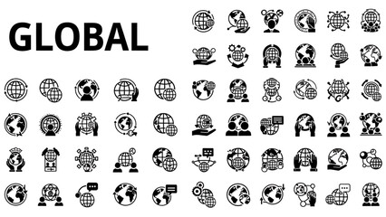 Solid vector icons collection featuring templates, layouts, flowcharts, diagrams, forms, wireframes, tables, grids, onboarding, IT support, communication, business structure, budget, and advertising.