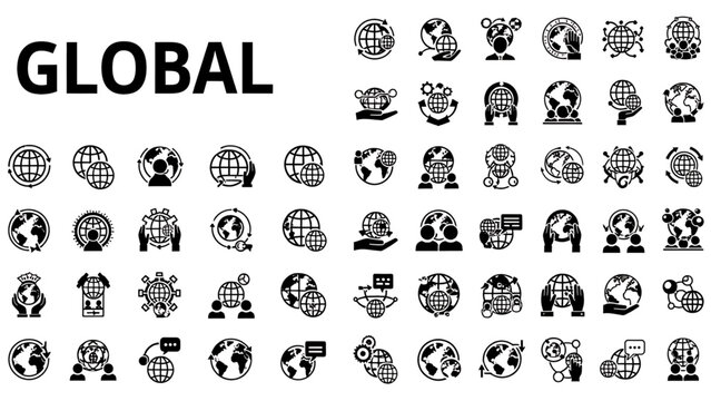 Solid vector icons collection featuring templates, layouts, flowcharts, diagrams, forms, wireframes, tables, grids, onboarding, IT support, communication, business structure, budget, and advertising.