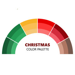 Festive Christmas Color Palette and Swatches Guide