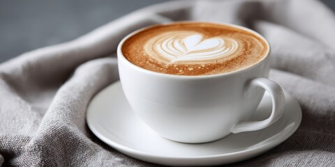 Creating artful coffee heart shape latte cozy coffee shop close-up view warm atmosphere inviting concept for coffee lovers perfect for relaxation and enjoyment